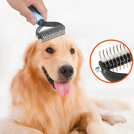 Dulsepet Cepillo removedor de nudos y pelos para mascotas 🐾