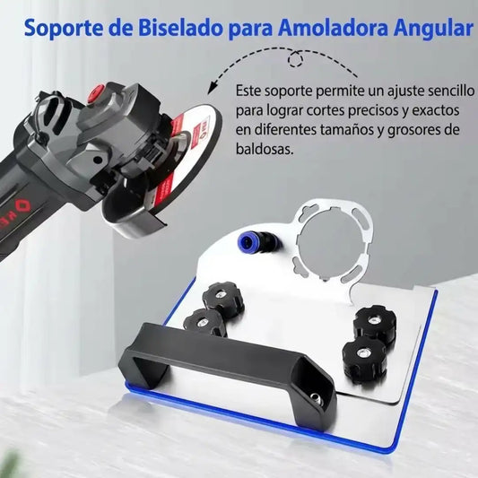 Soporte pulidora corte biselado