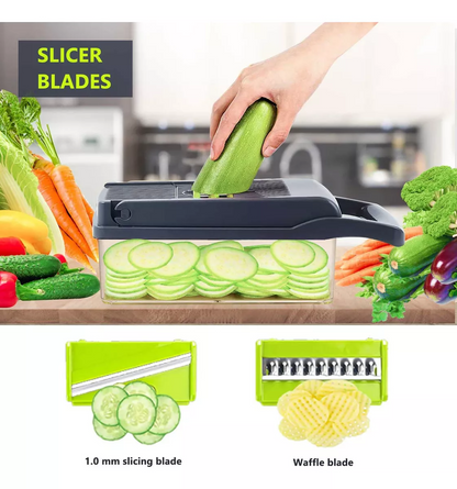 Picador De Verduras con 16 PCS