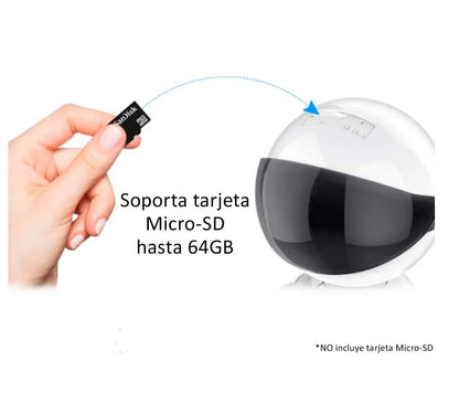 Cámara Ip Forma De Robot Visión Nocturna