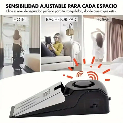 Guardian Wedge: Sistema antirrobo de seguridad para el Hogar o Hotel, 🚨Alarma de 120 dB.
