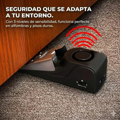 Guardian Wedge: Sistema antirrobo de seguridad para el Hogar o Hotel, 🚨Alarma de 120 dB.
