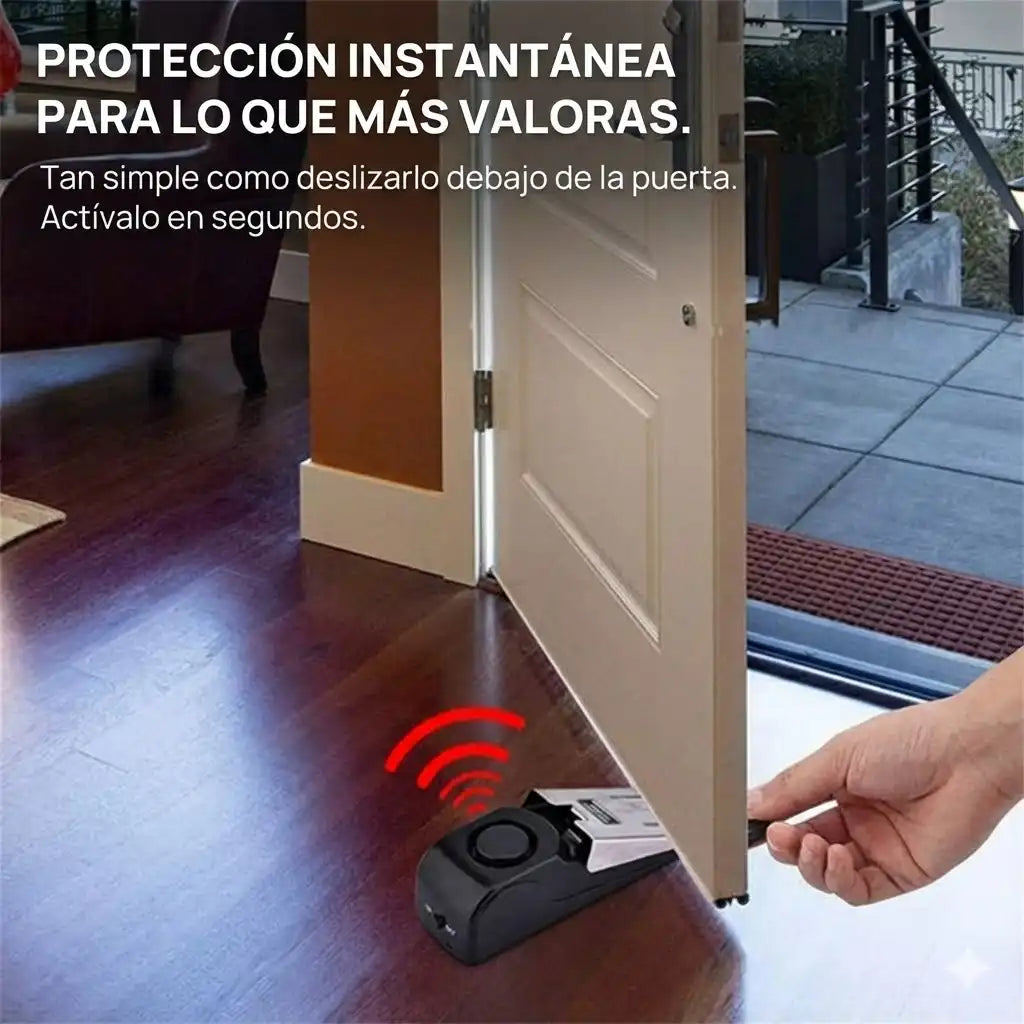 Guardian Wedge: Sistema antirrobo de seguridad para el Hogar o Hotel, 🚨Alarma de 120 dB.