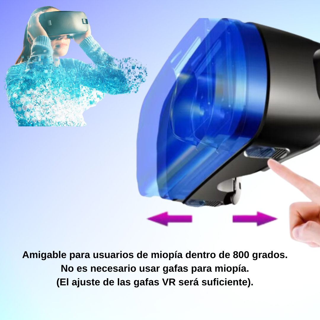 Gafas de realidad Virtual 3D VRG PRO ¡Vive la Realidad como Nunca Antes!