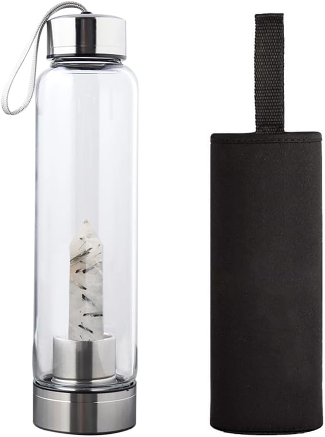 Botella De agua Con Cristal De Cuarzo