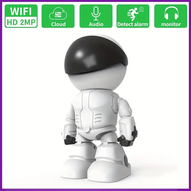 Cámara Ip Forma De Robot Visión Nocturna