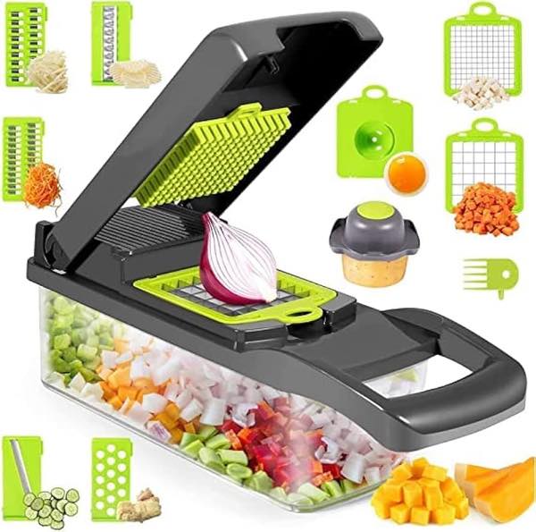 Picador De Verduras con 16 PCS