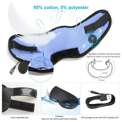 Antifaz bluetooth para un sueño profundo 💤